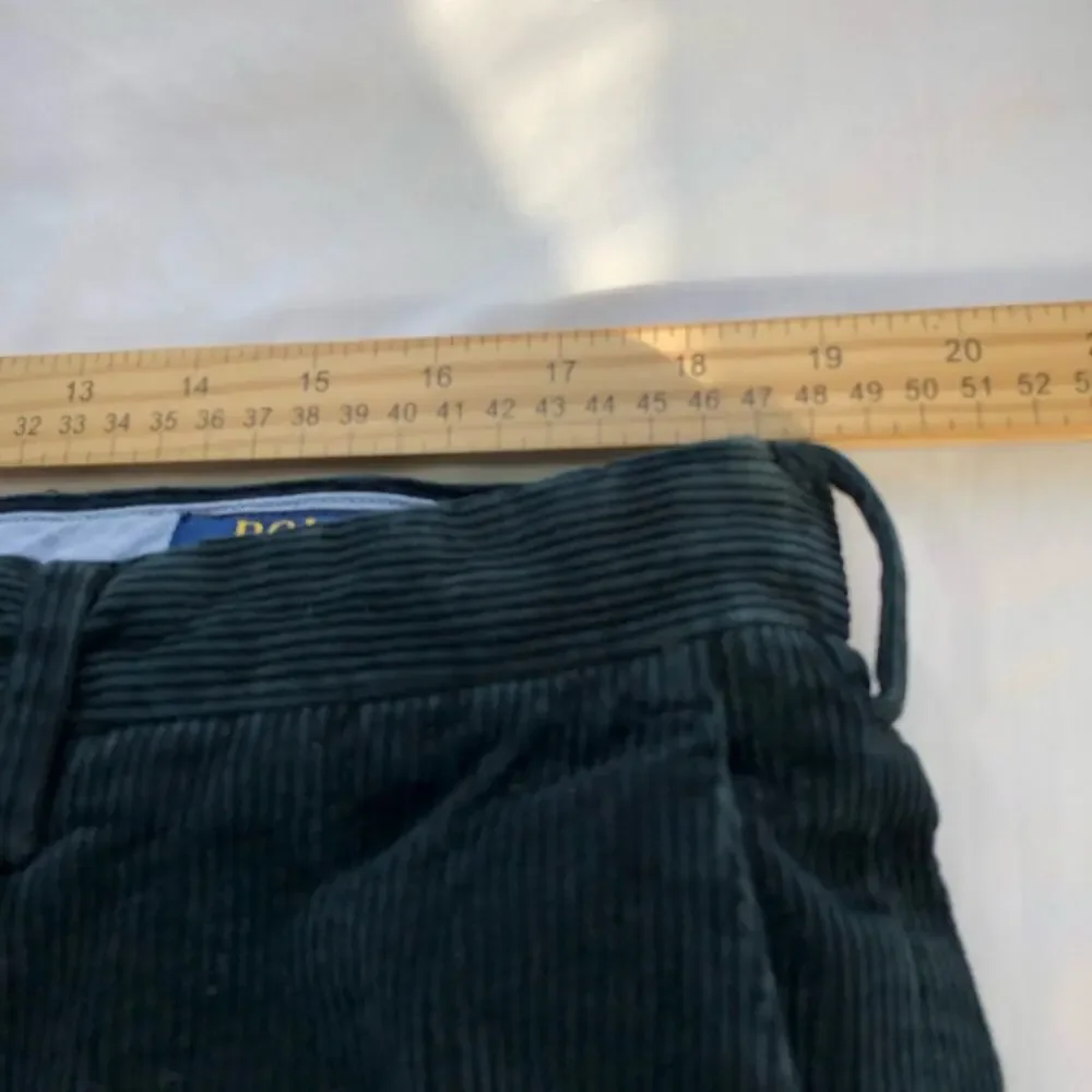 Polo Ralph Lauren mens classic stretch wide wale navy blue corduroy pants 38/32